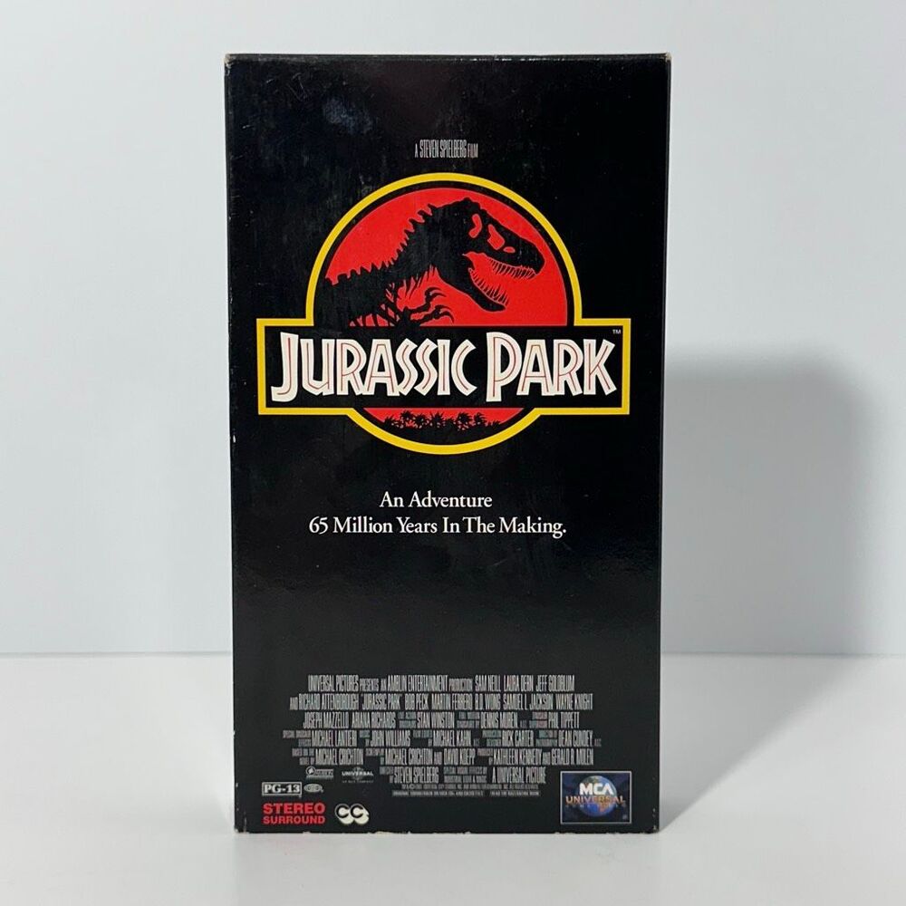 Vintage Jurassic Park VHS Tape